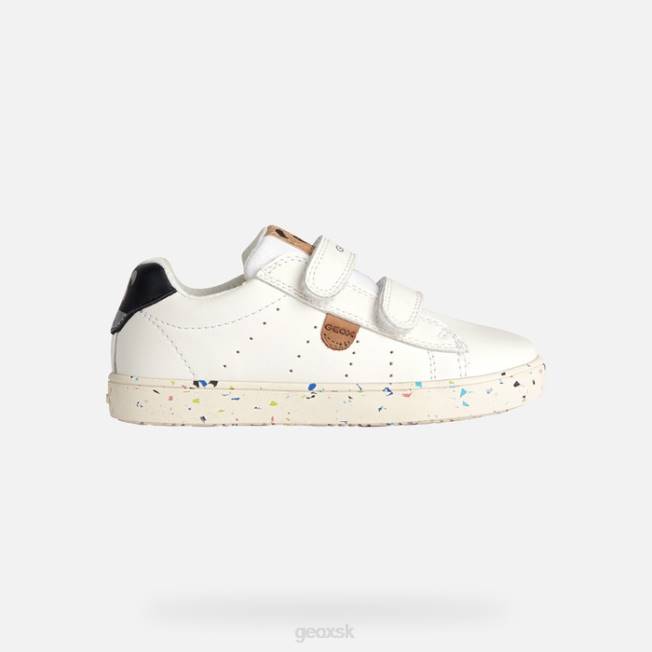 8ZHJ1909 biely Geox dievča kathe