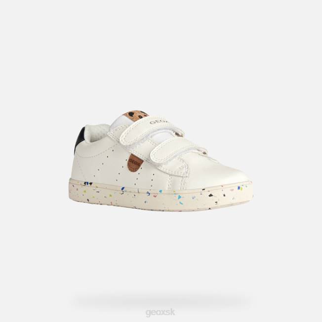 8ZHJ1909 biely Geox dievča kathe