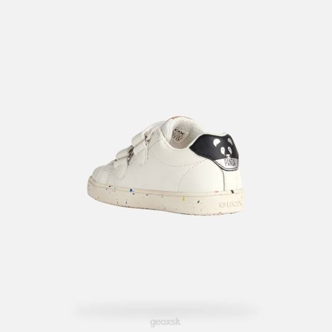 8ZHJ1909 biely Geox dievča kathe