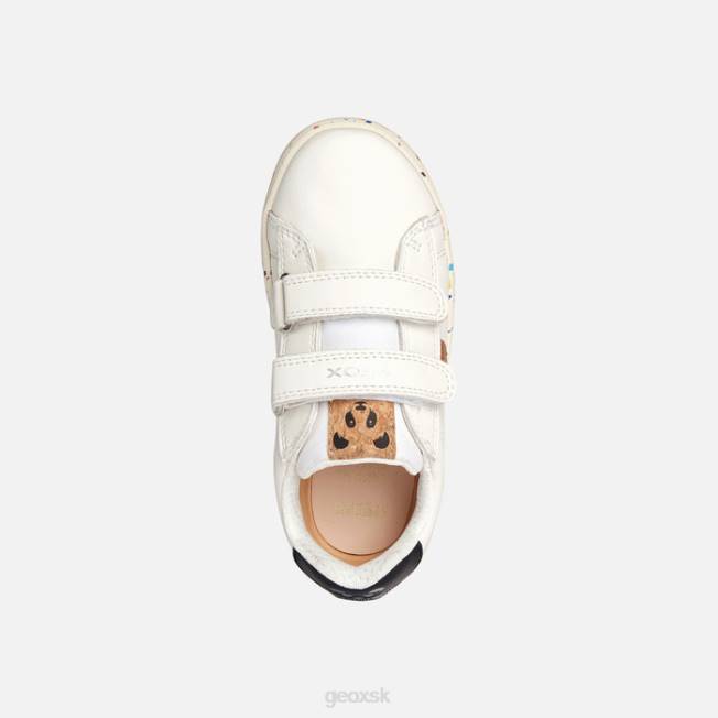 8ZHJ1909 biely Geox dievča kathe