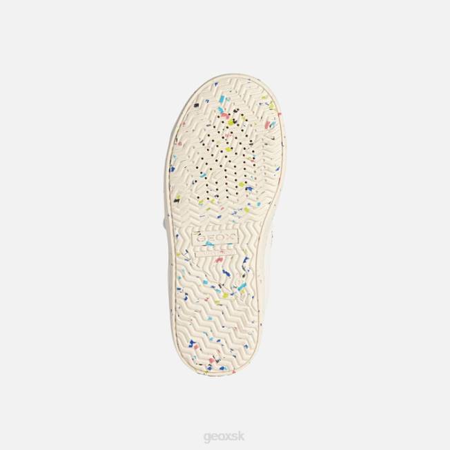 8ZHJ1909 biely Geox dievča kathe