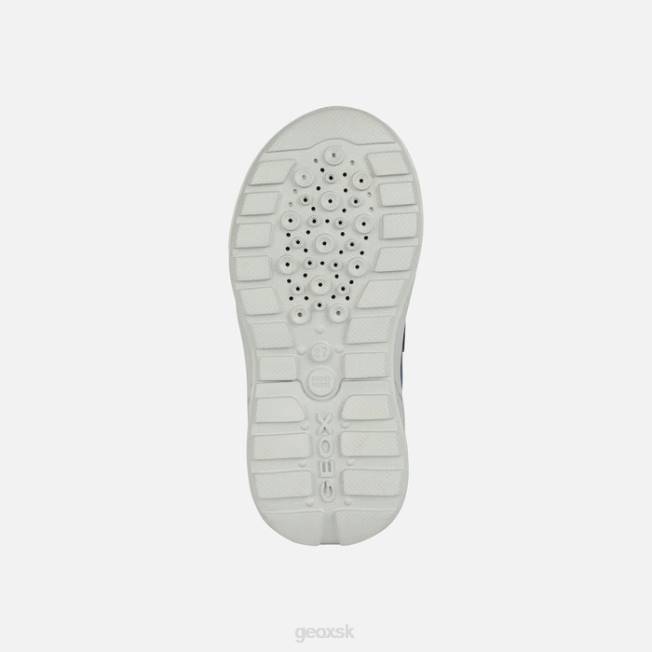 8ZHJ1097 tmavá námornícka/platina Geox sveggen abx dievča