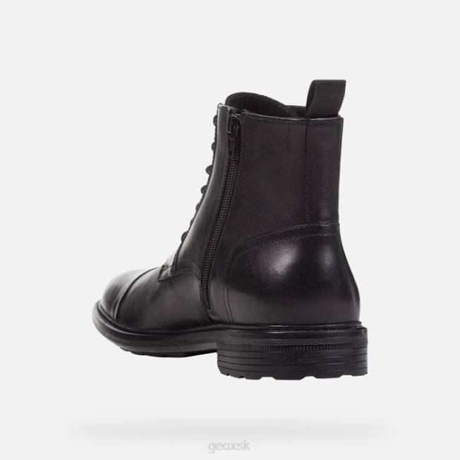 8ZHJ873 čierna Geox pôžitok z chôdze človek