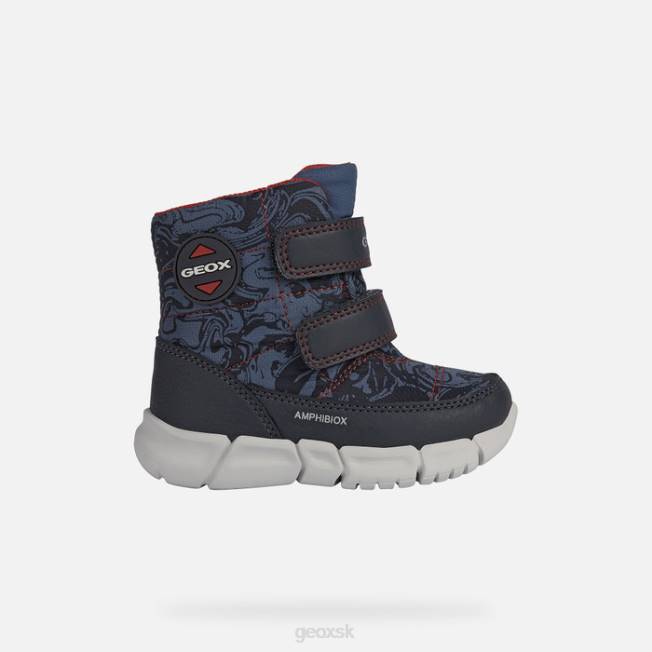 8ZHJ891 avio/red Geox flexyper abx baby