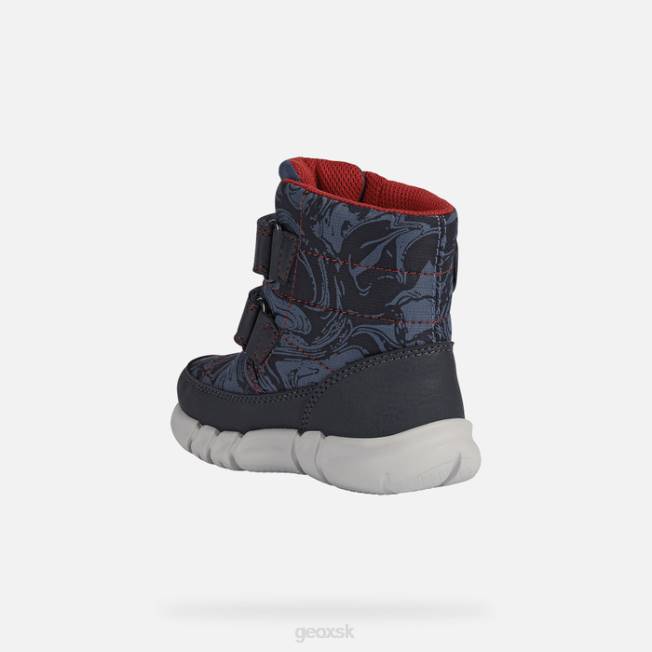 8ZHJ891 avio/red Geox flexyper abx baby