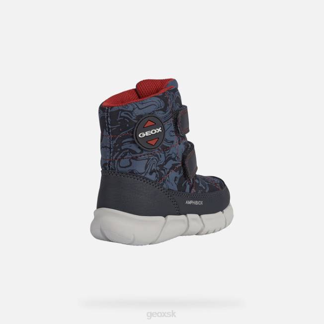 8ZHJ891 avio/red Geox flexyper abx baby