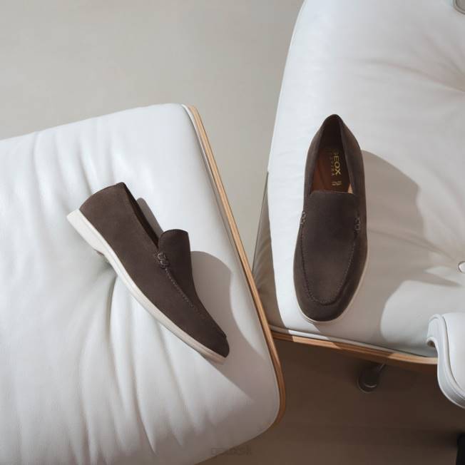 8ZHJ691 holubica sivá Geox venzone muž