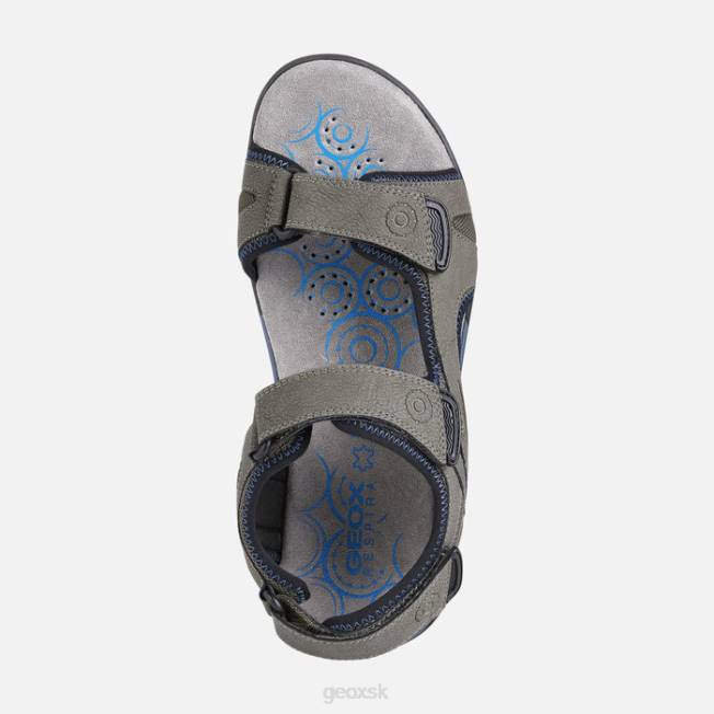 8ZHJ1754 svetlo olivovozelená/holubičí sivá Geox spherica ec5 muž