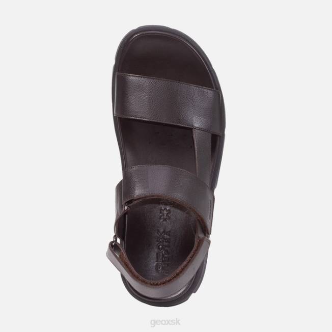 8ZHJ1757 hnedá cotto Geox xand 2s muž