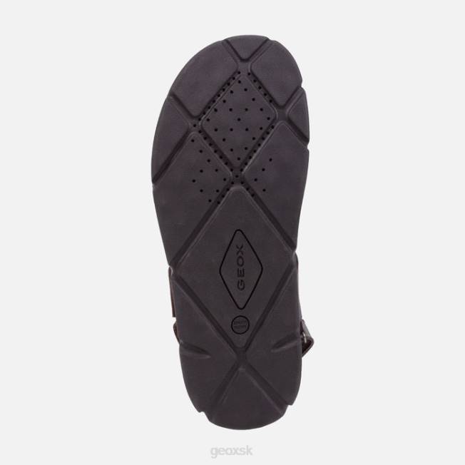 8ZHJ1757 hnedá cotto Geox xand 2s muž