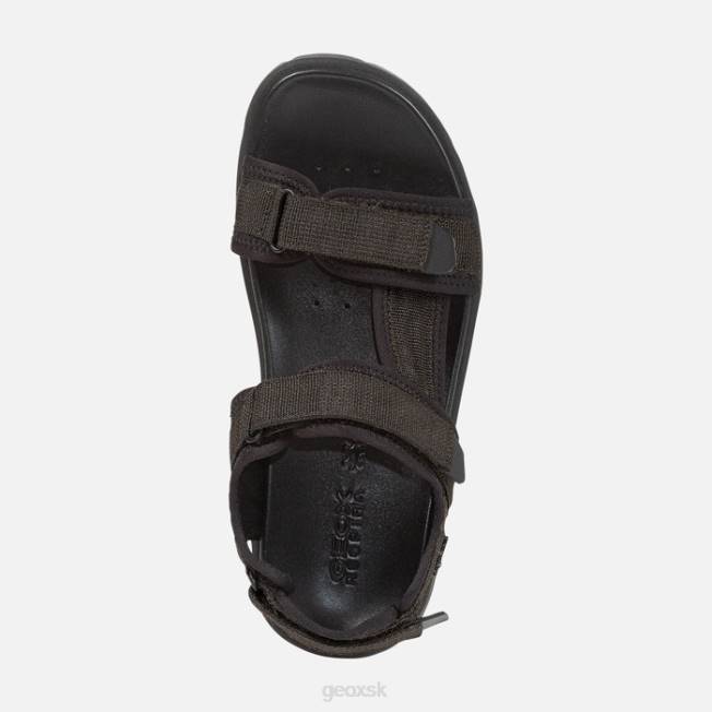 8ZHJ759 šedá/čierna Geox xand 2s muž