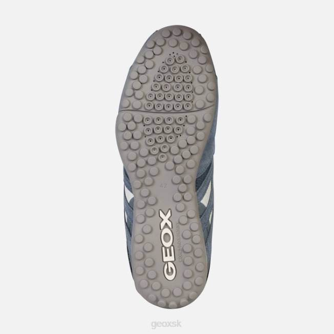 8ZHJ1747 džínsy/biele Geox hadí muž