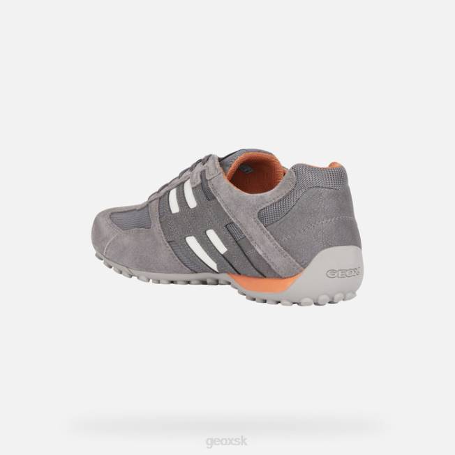 8ZHJ1748 svetlo šedá/antracitová Geox hadí muž