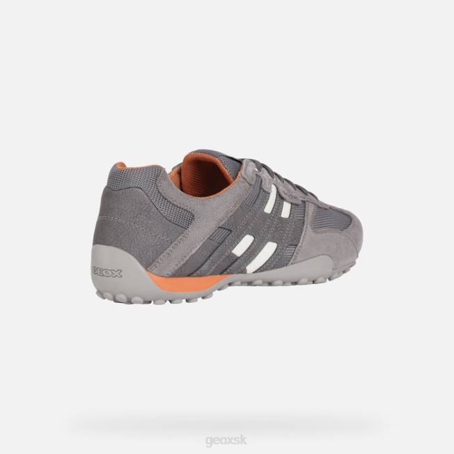 8ZHJ1748 svetlo šedá/antracitová Geox hadí muž