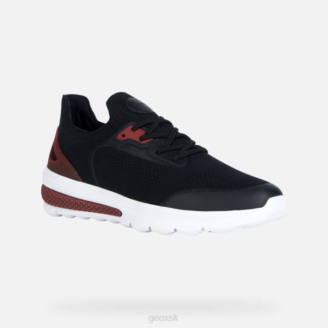 8ZHJ1772 čierna/červená Geox spherica actif človek
