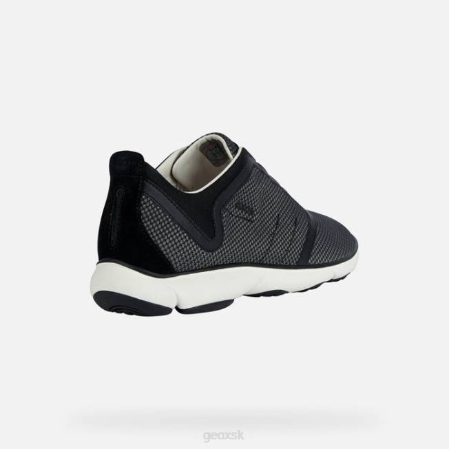 8ZHJ1784 čierna Geox človek hmloviny