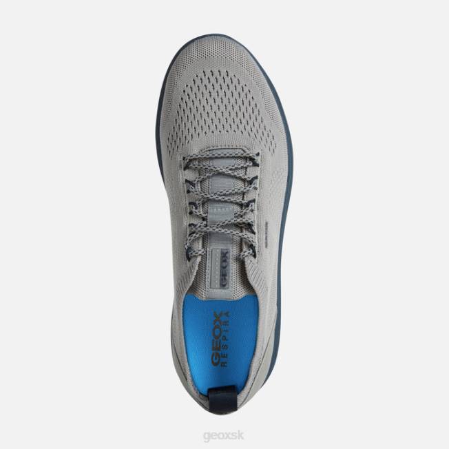 8ZHJ617 sivá/námorná Geox sférický muž