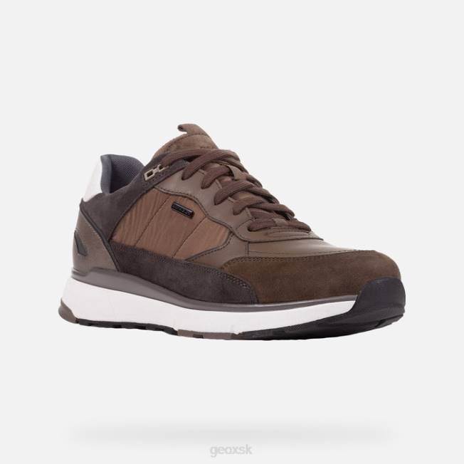 8ZHJ645 tmavá oliva Geox dolomia abx muž