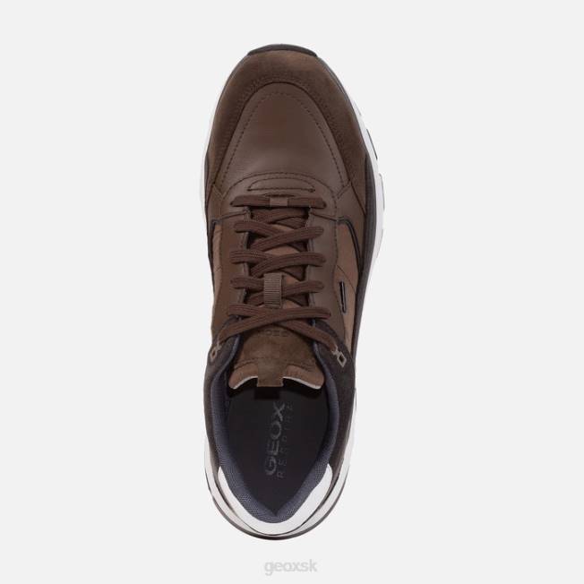 8ZHJ645 tmavá oliva Geox dolomia abx muž