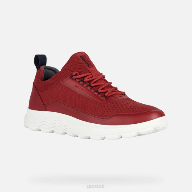 8ZHJ684 tmavo červená Geox sférický muž