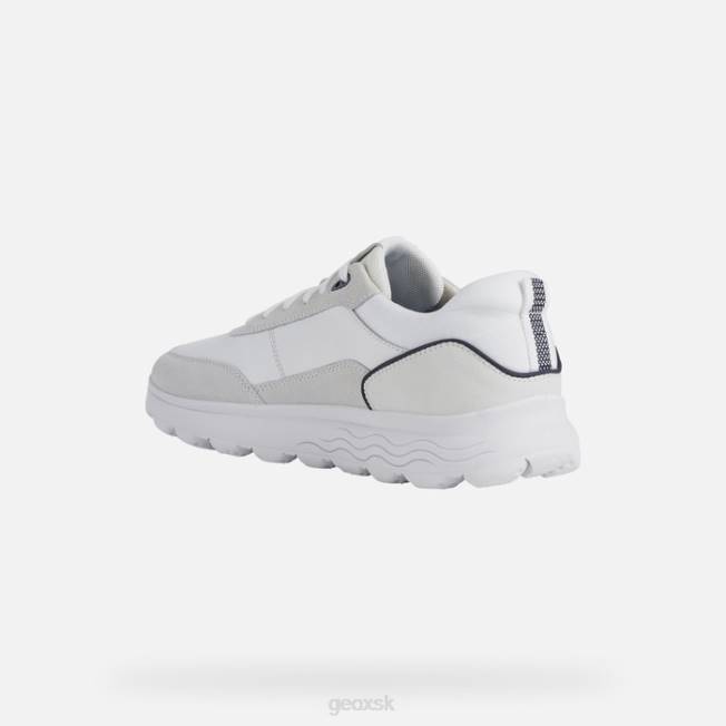 8ZHJ696 biela/biela Geox sférický muž
