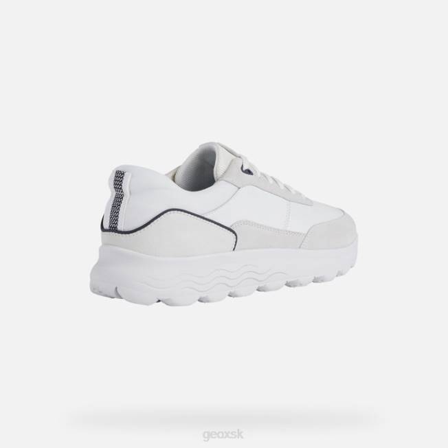 8ZHJ696 biela/biela Geox sférický muž