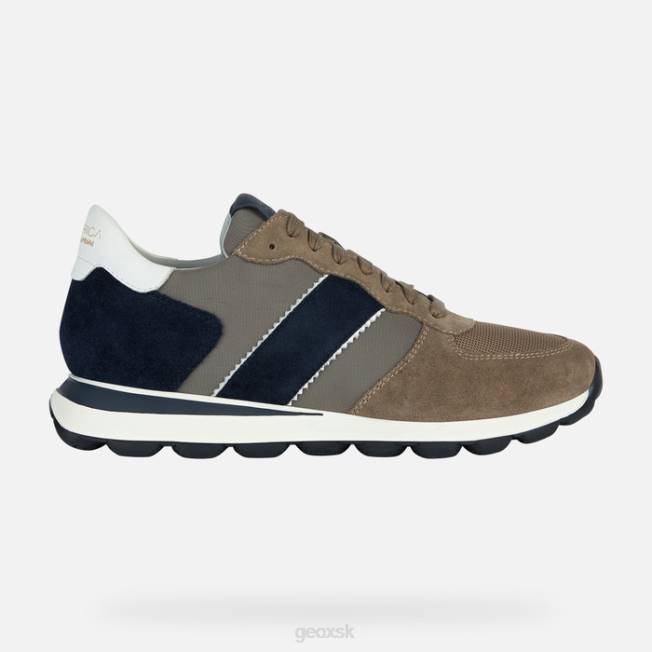 8ZHJ715 taupe/navy Geox spherica vseries muž