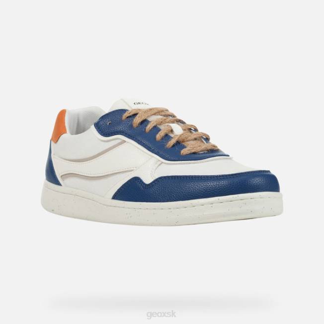 8ZHJ756 džínsy/biele Geox Warrens človek