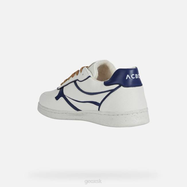 8ZHJ773 biela/námornícka Geox Warrens človek