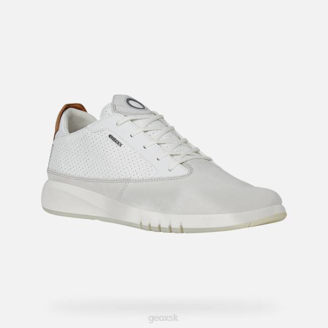 8ZHJ800 papyrus/biely Geox aerantis človek
