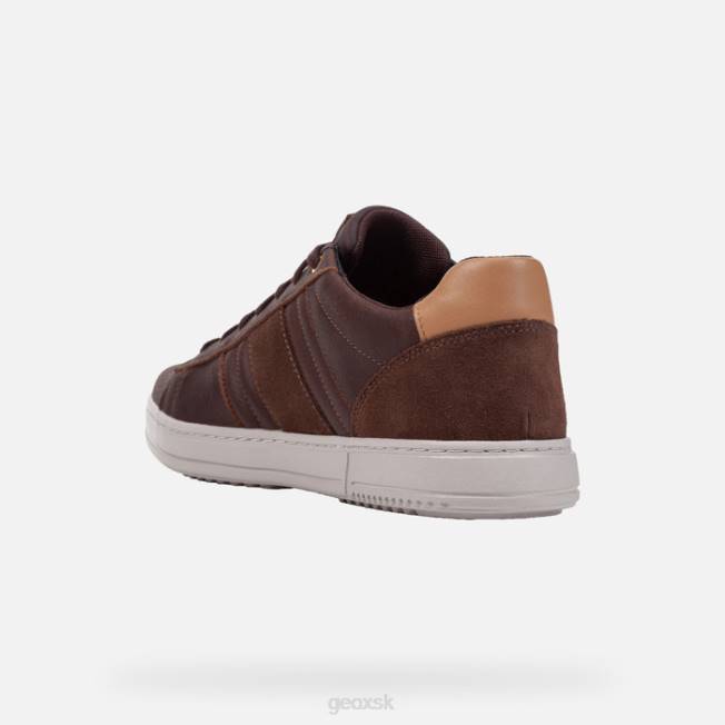 8ZHJ809 káva/orech Geox levico abx muž