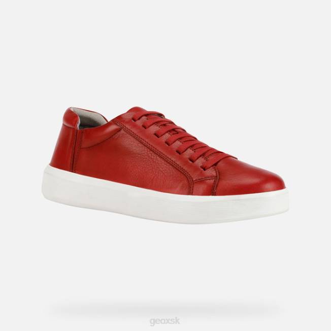 8ZHJ823 tmavo červená Geox velletri muž