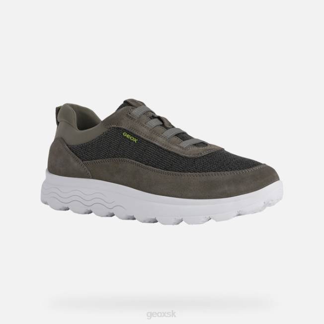 8ZHJ901 svetlo olivovo zelená Geox sférický muž