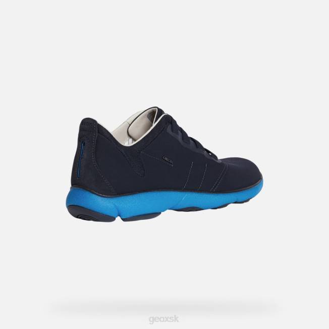 8ZHJ942 námornícka/azúrová Geox človek hmloviny