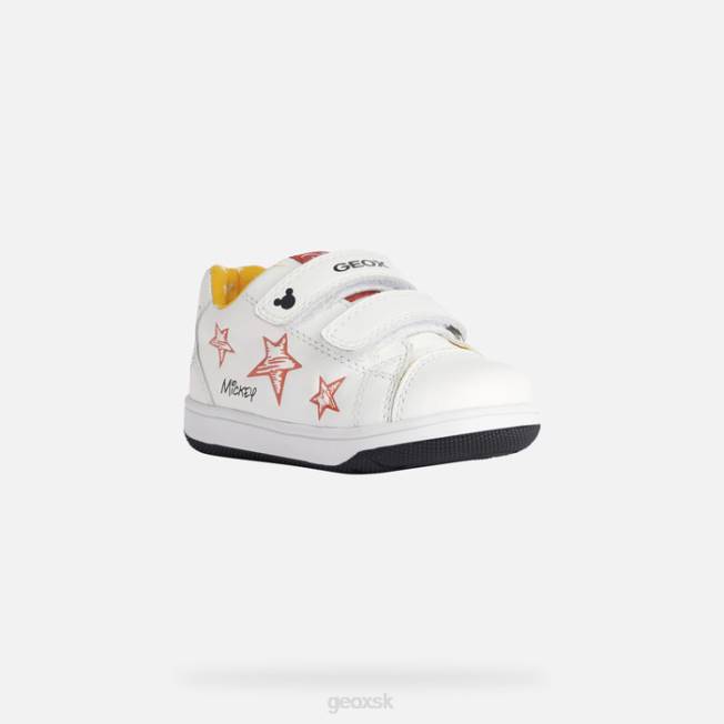 8ZHJ1506 biely čierny Geox nový film dieťa