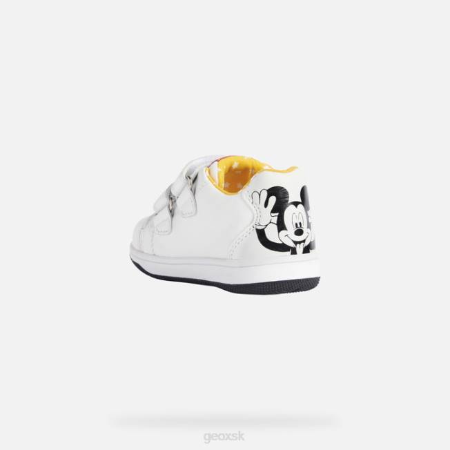 8ZHJ1506 biely čierny Geox nový film dieťa