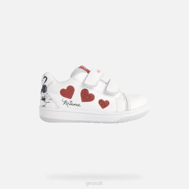 8ZHJ1522 biely Geox nový film dieťa