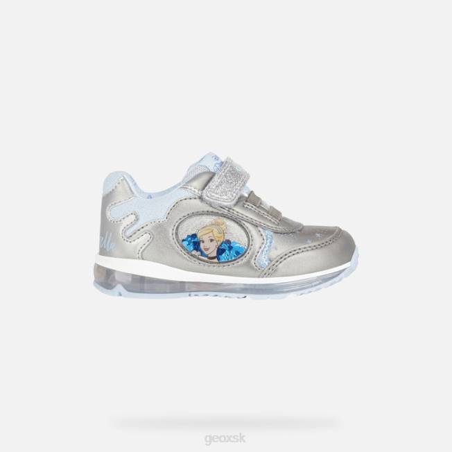 8ZHJ1583 tmavé striebro Geox todo batoľa