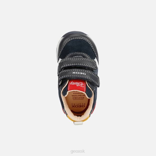 8ZHJ1602 námornícka/biela Geox rishon chlapček