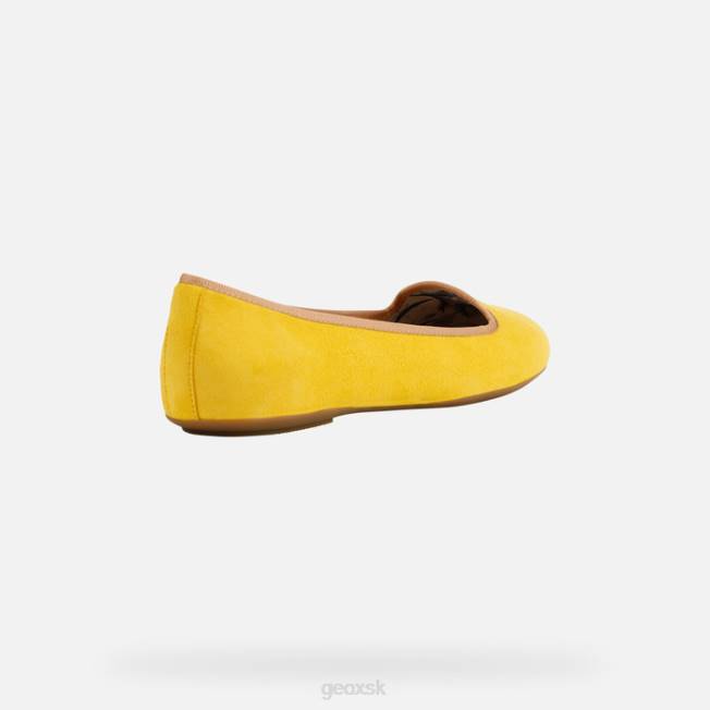 8ZHJ443 dk žltá/tmavá pokožka Geox palmaria žena