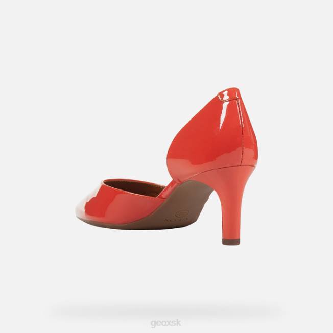 8ZHJ501 koralový Geox bibbiana žena