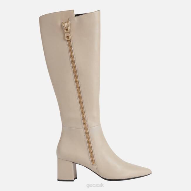 8ZHJ147 svetlo šedohnedé Geox bigliana žena