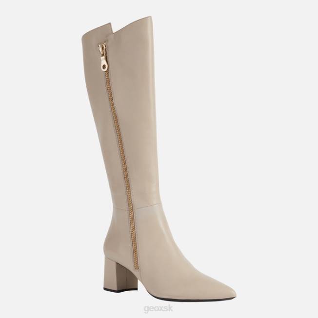 8ZHJ147 svetlo šedohnedé Geox bigliana žena