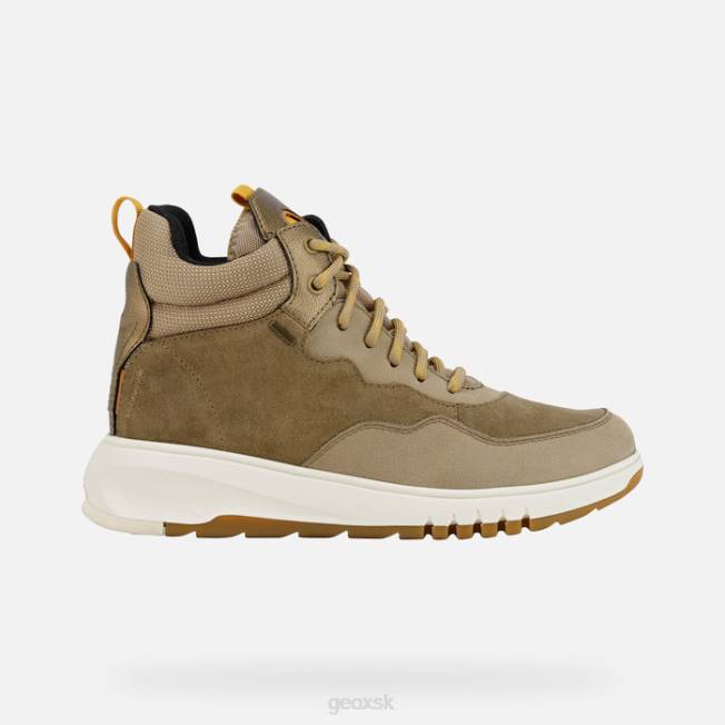 8ZHJ187 svetlo olivovo zelená Geox aerantis 4x4 abx žena