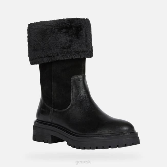 8ZHJ222 čierna Geox iridea žena