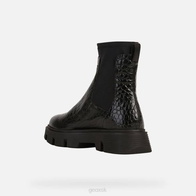 8ZHJ1717 čierna Geox divoká žena