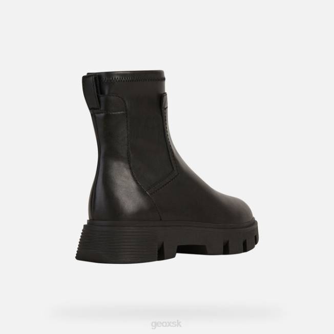 8ZHJ256 čierna Geox divoká žena