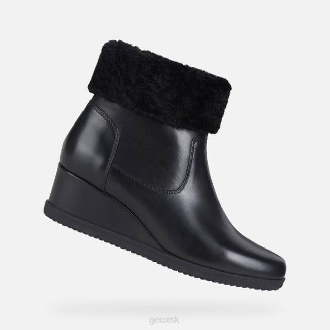 8ZHJ271 čierna Geox anylla klinová žena