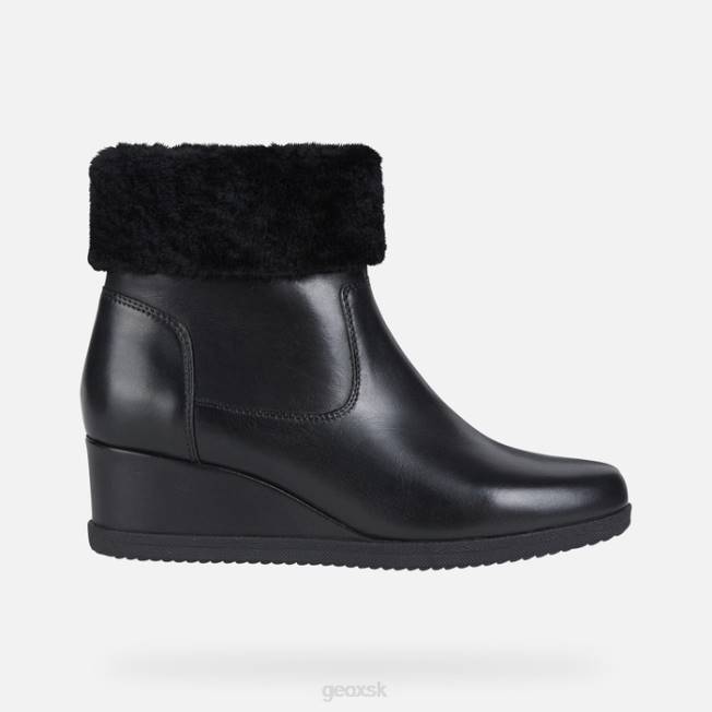 8ZHJ271 čierna Geox anylla klinová žena