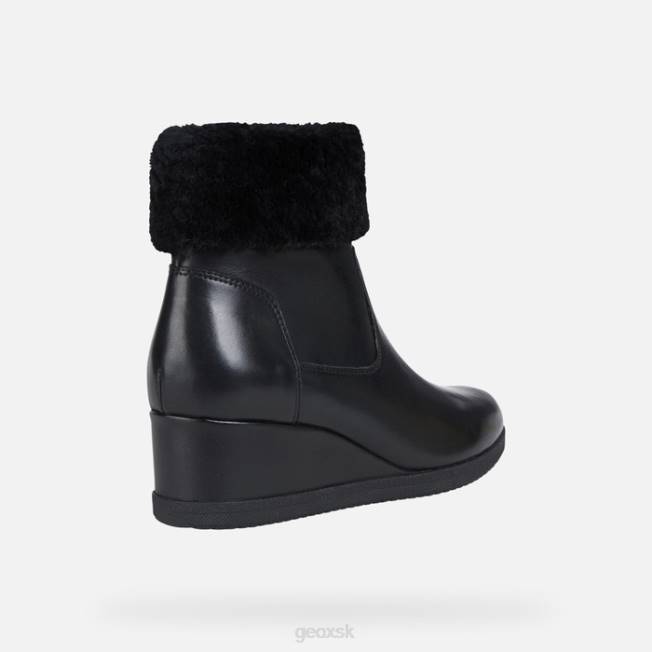 8ZHJ271 čierna Geox anylla klinová žena